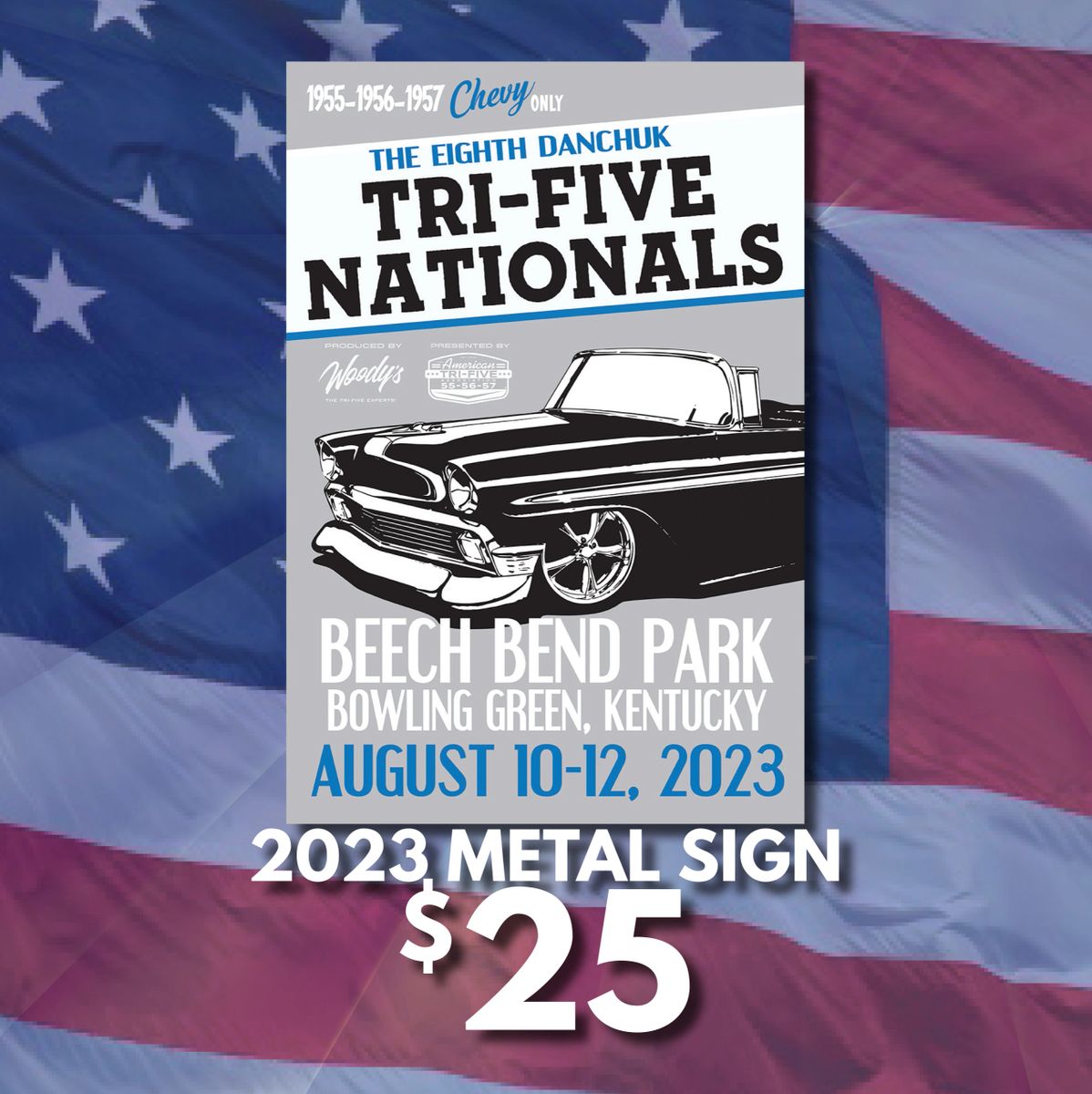 2023 TriFive Nationals Metal Sign